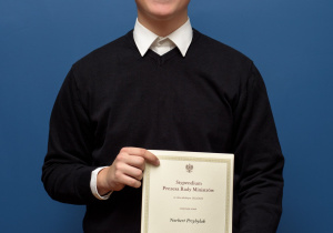 Norbert z dyplomem