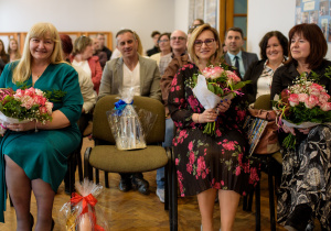 Pani Dyrektor i wychowawczynie klas maturalnych