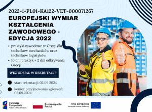 „Europejski wymiar kształcenia zawodowego - edycja 2022”