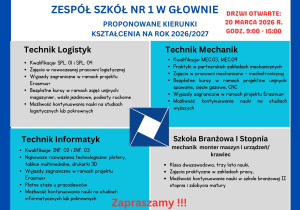 kierunki kształcenia - plakat