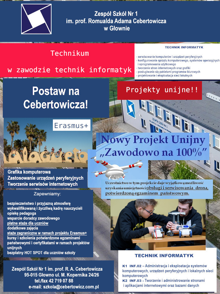 plakat technik informatyk