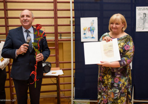 Nagrodę Starosty otrzymała Pani Dyrektor Elżbieta Kołodziej.