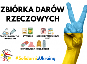 Dary rzeczowe w ramach akcji Solidarni z Ukrainą