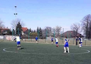 rozgrywki powiatowe w piłce nożnej chłopców w ramach Licealiady mecz