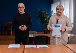 Pani Dyrektor Elżbieta Kołodziej, Pan Krzysztof Wawrzyn