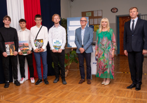 Uczniowie nagrodzeni z klasy IVTIM