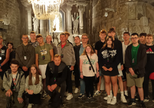 Wizyta w Kopalni Soli w Wieliczce - kaplica Św. Kingii