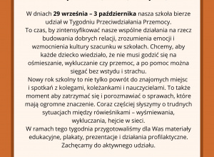Tydzień Przeciwdziałania Przemocy