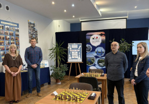 Organizatorzy podczas rozpoczęcia turnieju